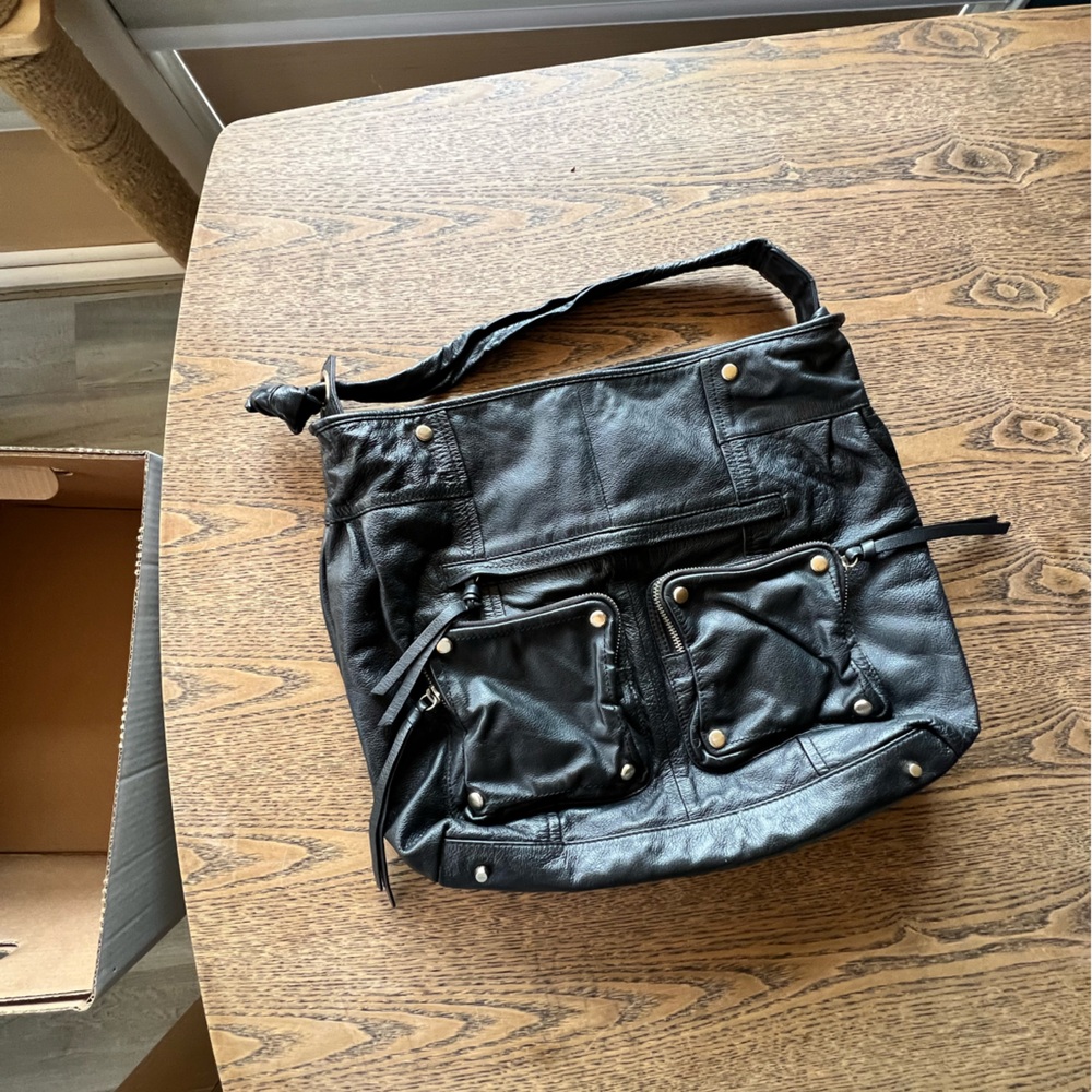 Junior Drake Leather Hobo